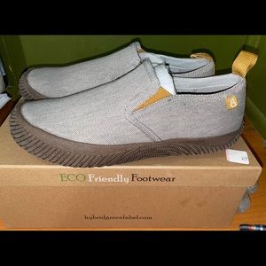 Hybrid green label mens slip on shoes new with box size 8